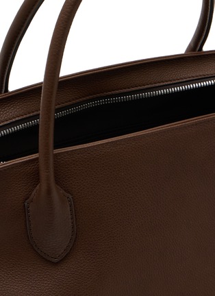Detail View - Click To Enlarge - THE ROW - Agnes 16 Leather Satchel Bag