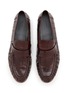 Figure View - Click To Enlarge - THE ROW - Soft Eel Skin Leather Loafers