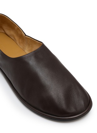 Detail View - Click To Enlarge - THE ROW - Canal Leather Slip-Ons