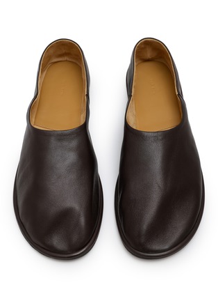 Figure View - Click To Enlarge - THE ROW - Canal Leather Slip-Ons