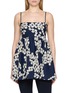 PEPA POMBO Floral Knit Camisole Top