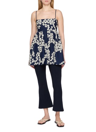 Figure View - Click To Enlarge - PEPA POMBO - Floral Knit Camisole Top