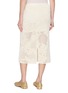 Back View - Click To Enlarge - PEPA POMBO - Bozica Floral Mesh Midi Skirt