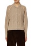 Main View - Click To Enlarge - GUEST IN RESIDENCE - Marlowe Cable Knit Cardigan
