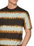  - J∞QUALITY - Irregular Stripe Crewneck T-Shirt