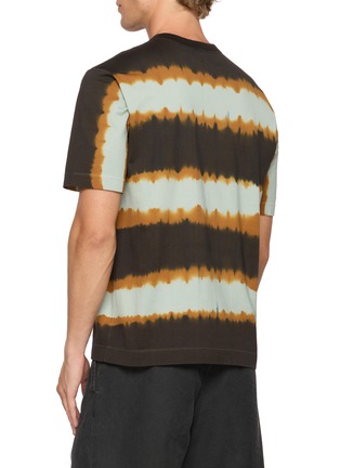 Back View - Click To Enlarge - J∞QUALITY - Irregular Stripe Crewneck T-Shirt