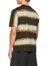 Back View - Click To Enlarge - J∞QUALITY - Irregular Stripe Crewneck T-Shirt