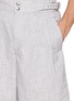  - J∞QUALITY - Buckled Side Strap Pleated Shorts
