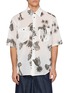 J∞QUALITY Hand Drawing Print Shirt