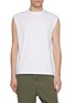 J∞QUALITY Sleeveless Crewneck Supima Cotton Blend T-Shirt