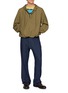 Figure View - Click To Enlarge - J∞QUALITY - Flared Dark Wash Denim Pants