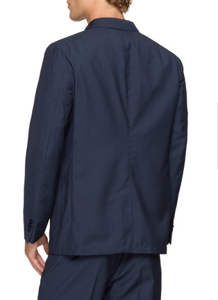 Back View - Click To Enlarge - J∞QUALITY - Herringbone Single Breasted Blazer