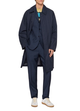 Figure View - Click To Enlarge - J∞QUALITY - Herringbone Single Breasted Blazer