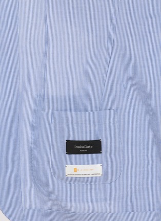  - J∞QUALITY - Reversible Striped Single Breasted Blazer