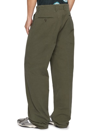 Back View - Click To Enlarge - J∞QUALITY - Wide Straight Leg Canvas Pants