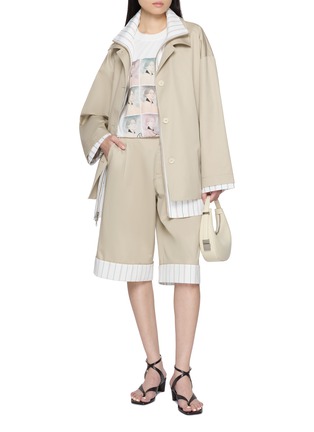 Figure View - Click To Enlarge - BOINIGAN - Cuffed Shorts