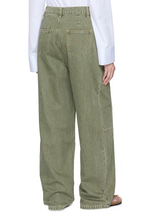 Back View - Click To Enlarge - BOINIGAN - Wide Balloon Medium Wash Jeans