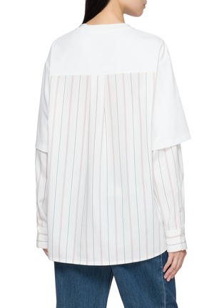 Back View - Click To Enlarge - BOINIGAN - Printed Layered Shirt T-Shirt