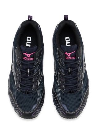 Detail View - Click To Enlarge - MIZUNO - MXR Glitch Lace Up Unisex Sneakers
