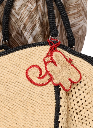 Front View - Click To Enlarge - LIMAIA - Ony Raffia Bag Charm
