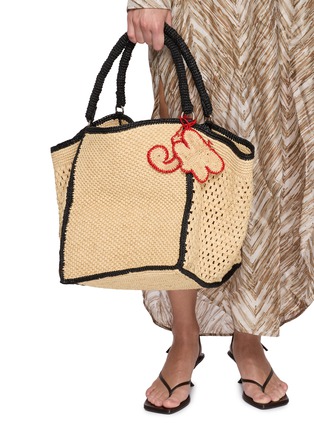 Figure View - Click To Enlarge - LIMAIA - Ony Raffia Bag Charm