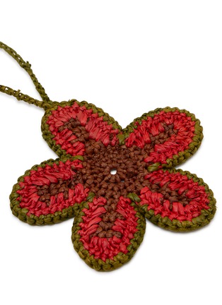 Detail View - Click To Enlarge - LIMAIA - Lys Raffia Bag Charm