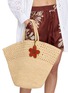 Figure View - Click To Enlarge - LIMAIA - Lys Raffia Bag Charm