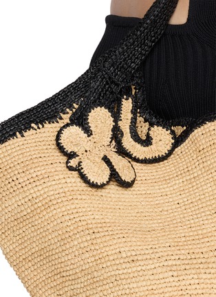Front View - Click To Enlarge - LIMAIA - Ony Raffia Bag Charm