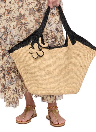 Figure View - Click To Enlarge - LIMAIA - Ony Raffia Bag Charm
