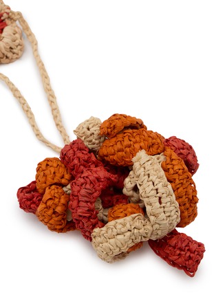 Detail View - Click To Enlarge - LIMAIA - Bea Raffia Bag Charm