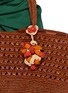 Front View - Click To Enlarge - LIMAIA - Bea Raffia Bag Charm