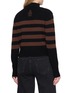 Back View - Click To Enlarge - FRAME - x Ritz Striped Turtleneck Knit Sweater