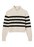 FRAME x Ritz Striped Turtleneck Knit Sweater