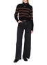 Figure View - Click To Enlarge - FRAME - x Ritz Striped Turtleneck Knit Sweater