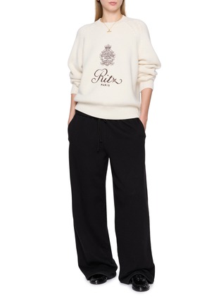 Figure View - Click To Enlarge - FRAME - x Ritz Unisex Embroidered Emblem Knit Sweater