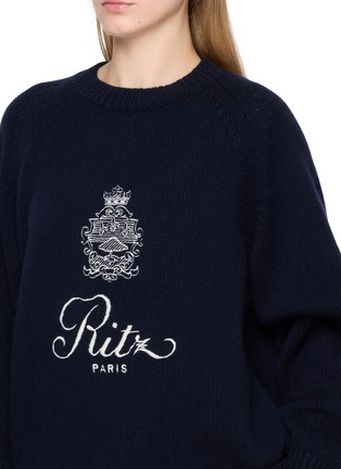  - FRAME - x Ritz Unisex Embroidered Emblem Knit Sweater