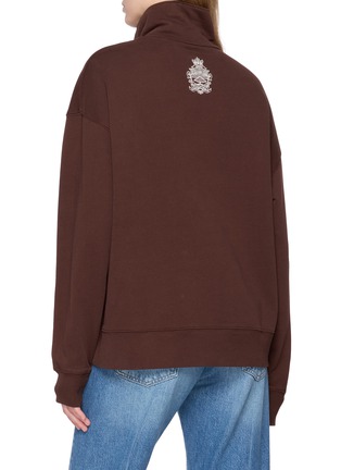 Back View - Click To Enlarge - FRAME - x Ritz Half Zip Polo Top
