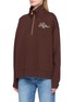 Front View - Click To Enlarge - FRAME - x Ritz Half Zip Polo Top