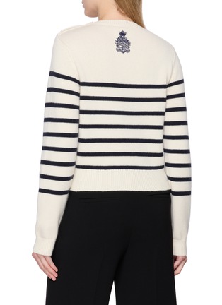 Back View - Click To Enlarge - FRAME - x Ritz Sequined Striped Sweater
