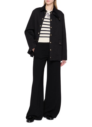 Figure View - Click To Enlarge - FRAME - x Ritz Sequined Striped Sweater