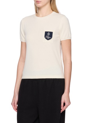 Front View - Click To Enlarge - FRAME - x Ritz Crest Pocket T-Shirt