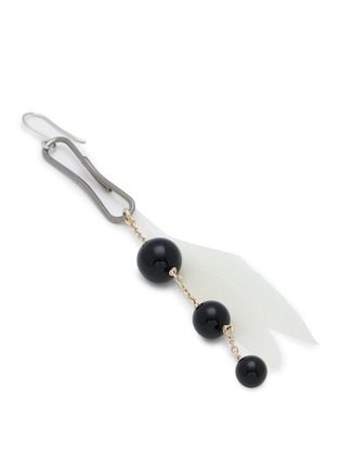 Detail View - Click To Enlarge - LEMAIRE - Feathers Dot Earring