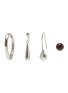 Main View - Click To Enlarge - LEMAIRE - Rhodium Silver Earrings — Set of 4