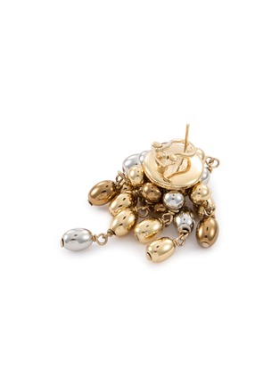 Detail View - Click To Enlarge - LEMAIRE - Seeds Brass Earrings