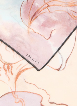 Detail View - Click To Enlarge - LEMAIRE - Aquarel Pareo Printed Cotton Bandana