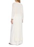 Back View - Click To Enlarge - GIA STUDIOS - Áo Dài Inspired Boat Neck Silk Knit Dress