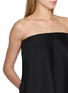  - GIA STUDIOS - Carlyn Strapless Flared Silk Wool Top