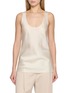 Main View - Click To Enlarge - GIA STUDIOS - Elio Sleeveless U-Neck Silk Top