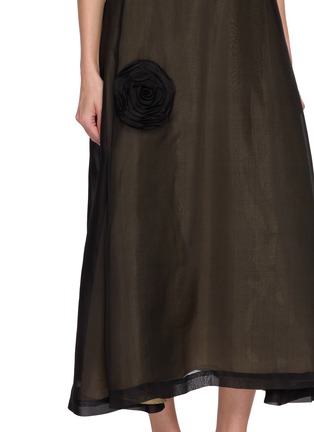  - GIA STUDIOS - Handcrafted Rose Silk Dress