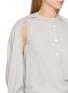  - GIA STUDIOS - Aeron Detached Armhole Ribbed Silk Cashmere Knit Cardigan